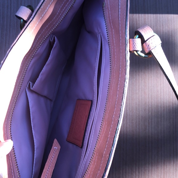 Coach Straw Shoulder Bag - Picture 4 of 5